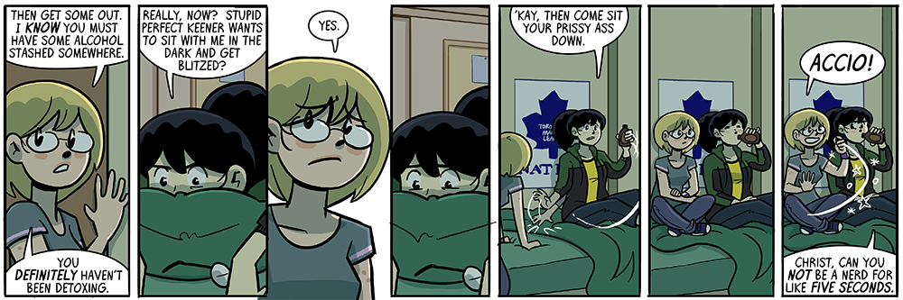 billie has alcohol hammerspace, surprising no one