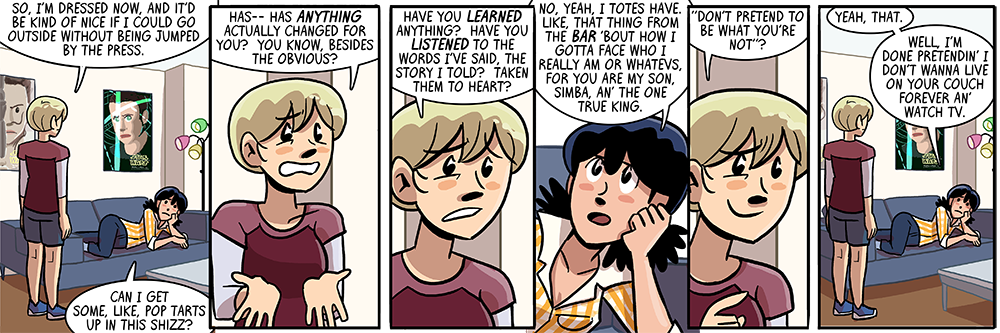 you've got to learn to live with what you are