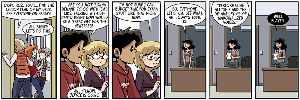 and then everyone in class laughs and leaves