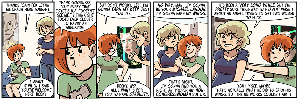 you can't stop me from doing highway to heaven jokes, you just can't