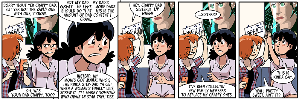 stupid mark, keeps saying he's proud of me, that jackass