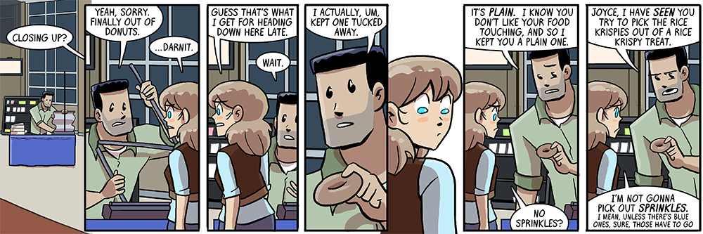 i mean obviously the blue ones are gross