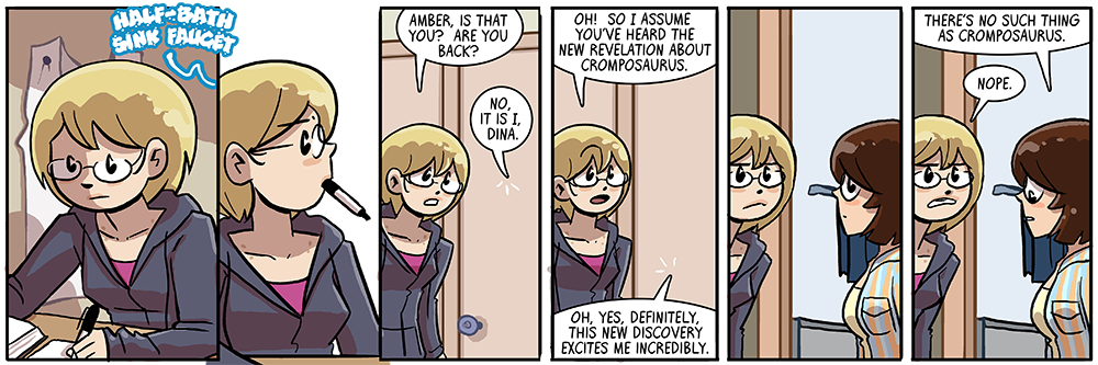 also dina would have been able to detect that you weren't saying the name in italics