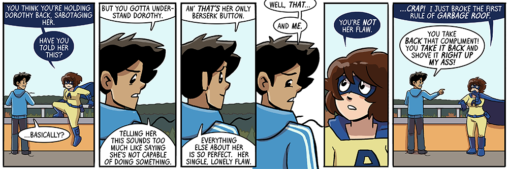 the second rule of garbage roof is... you know