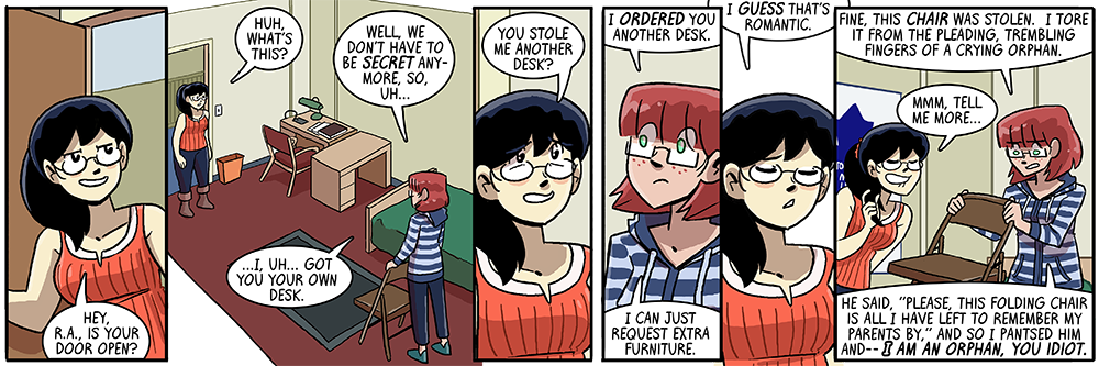 you take this desk right back right this instant and don't bring it back until it's stolen