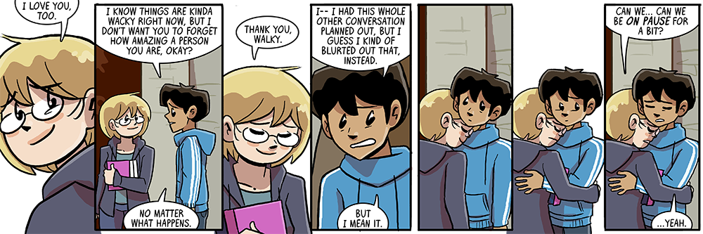 sometimes the valentine's day strips surprise you by popping up a month early