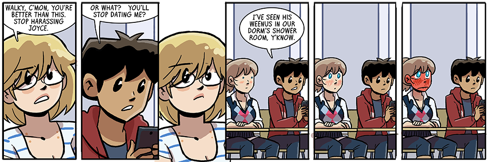 now the comments section debates whether this is a call-back to that one strip, you know the one