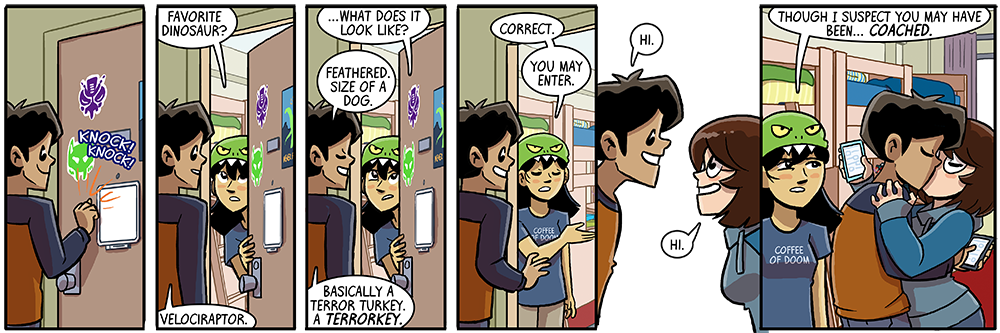 dumbing of age is 8 years old now!  look how far we've come!  walkys and ambers, smooching together, mass hysteria!