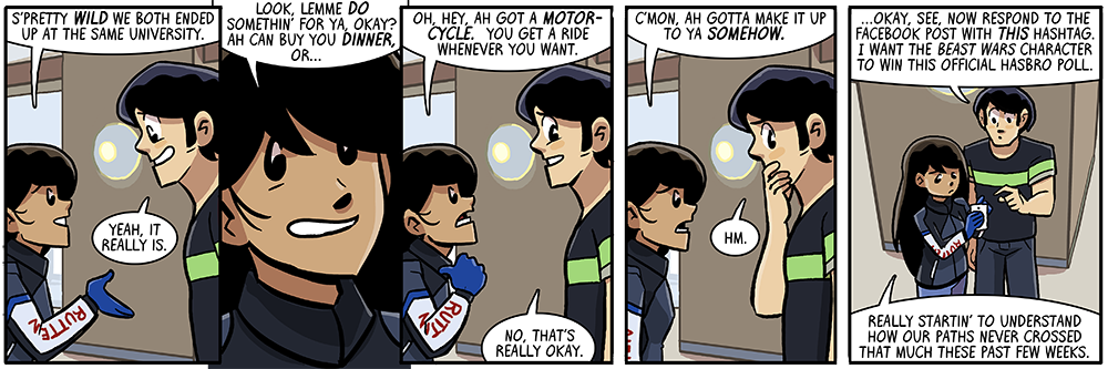 hey, by the time this publishes, we'll know if blackarachnia won