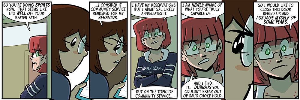 amber's poker face isn't great for someone with a secret identity