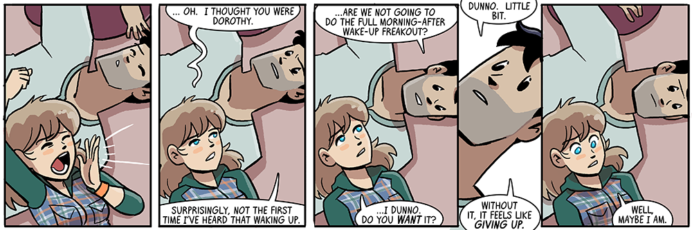 you should be able to tell dorothy and joe apart, dorothy is way bonier 