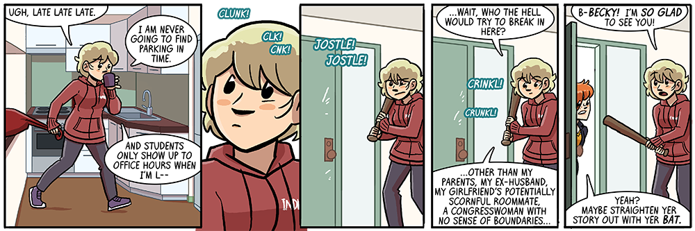 leslie and sarah should form a bat club