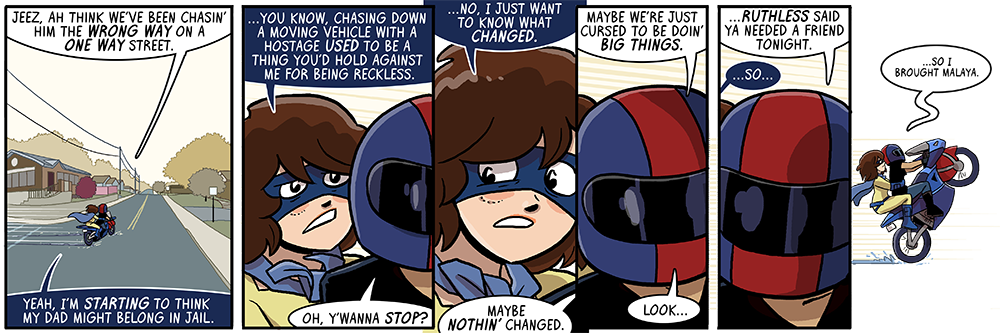 a wheelie is how you know she likes you