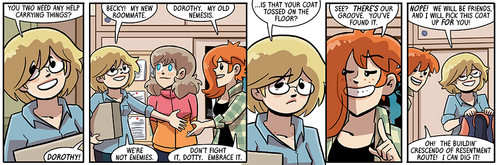 *obnoxiously singing the Odd Couple theme song like Homer Simpson*