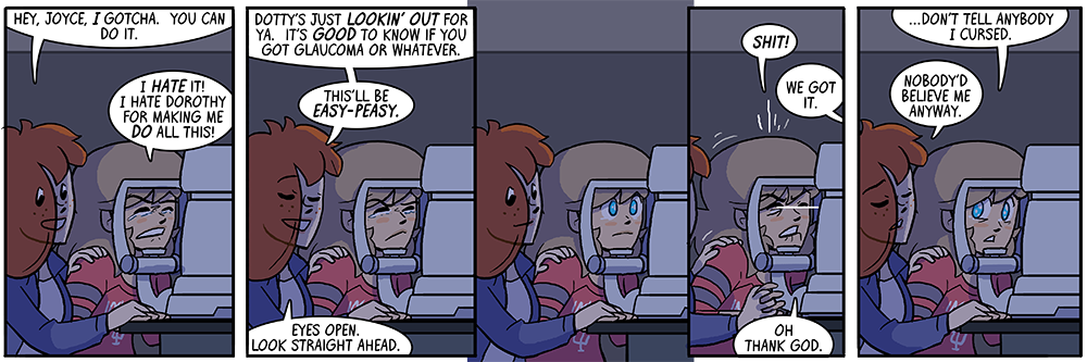 for a while mike was in a glower coma