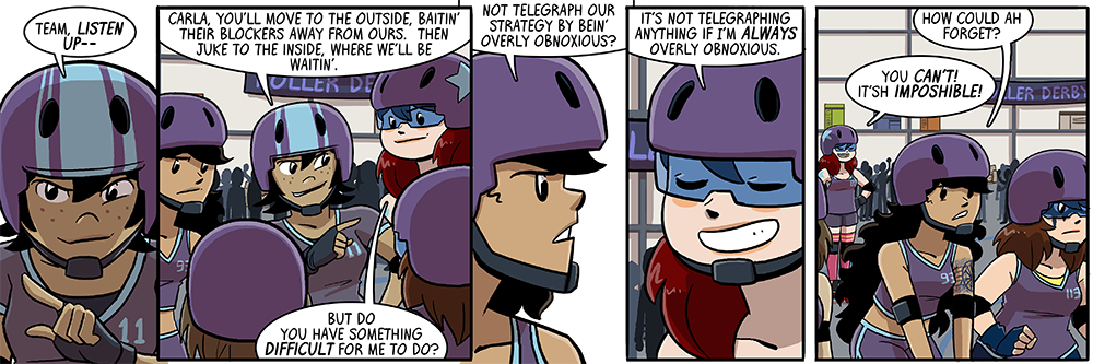 WHO'S UP FER SOME ROLLER DERBY