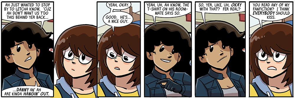 slowly arranging the emerging polycule