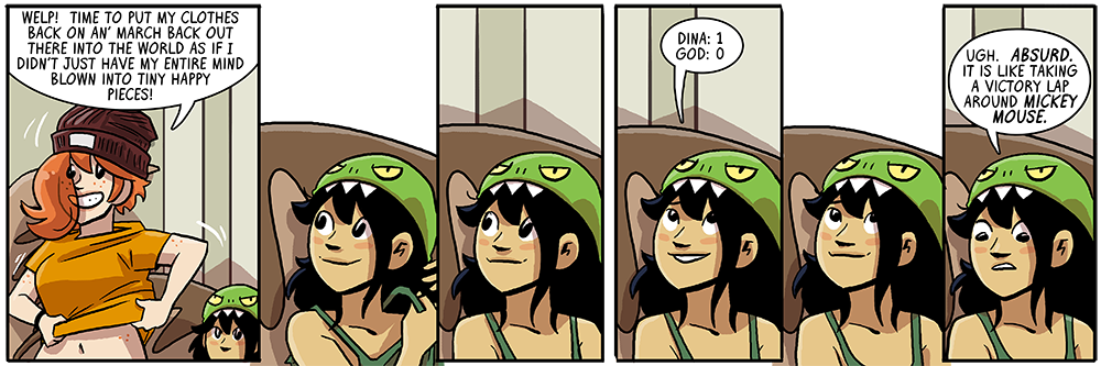 gonna troll dina by tagging god in this strip