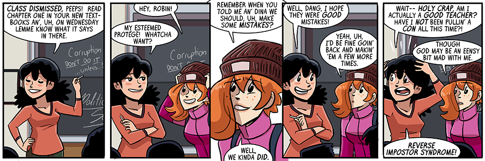 when it's two ladies, it's actually spelled misstakes 