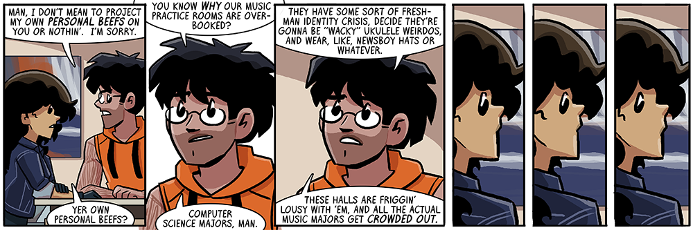 Beef is gonna show up in a strip or two isn't he