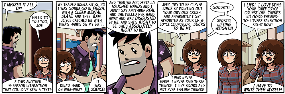 it's not that she doesn't enjoy writing them herself