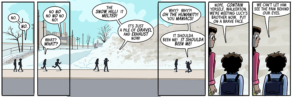 it's still a pretty sizeable dirt hill