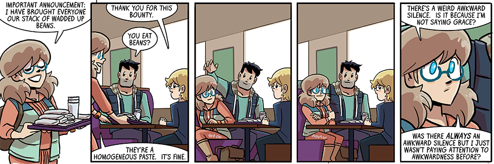 you have to trample the individual bean pieces out of them, it's important