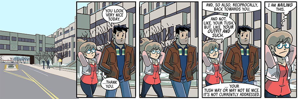 at no point will he suspect i'm complimenting his ass