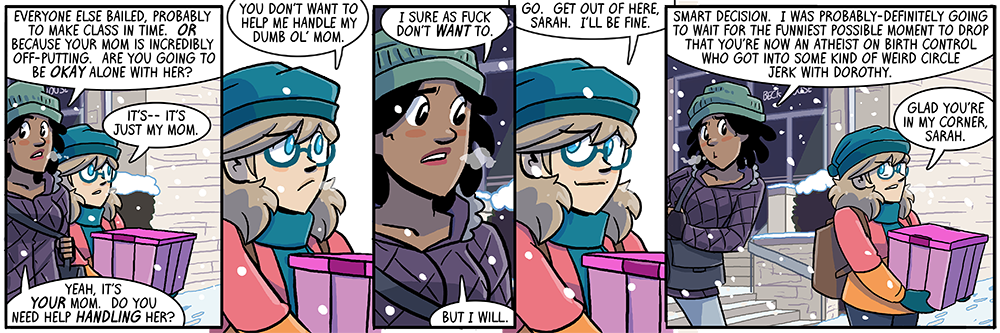 terrible friend, but on-point for big sister