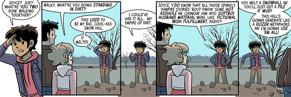 'not saying this is pertinent to your situation right now, it might just be a non sequitur'