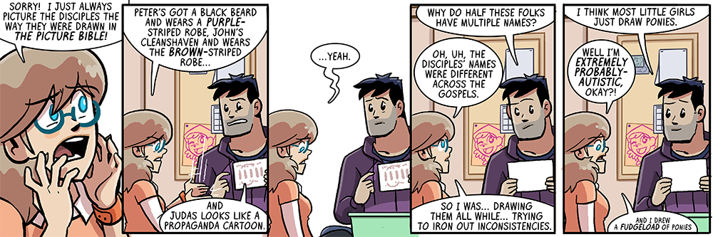 awful lot of sandy blonds in the picture bible