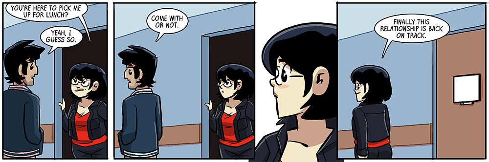 phew, he doesn't care, now i feel safe