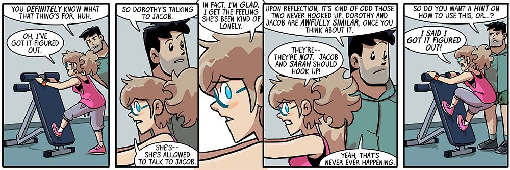 what, you're not familiar with the climbing ramp, it works the cardio or whatever