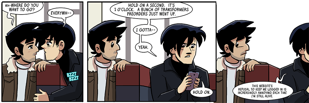 he's not looking at the audience, he's looking over his shoulder, DUH