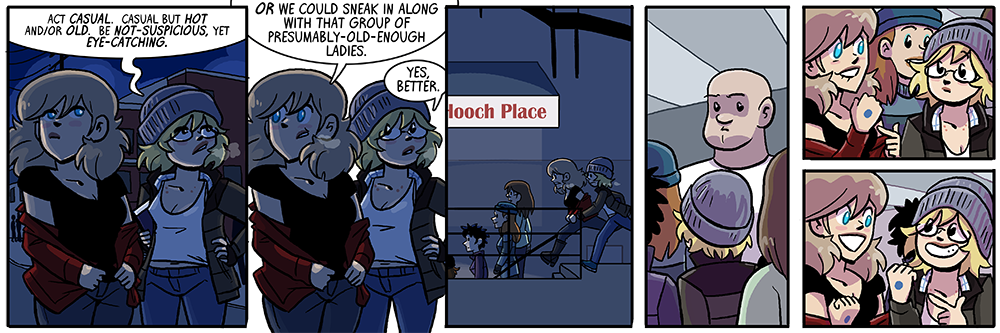 the hooch place: not real, actually