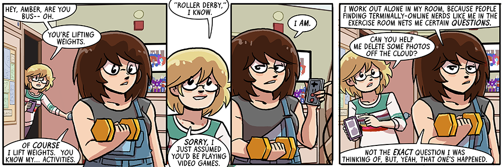 the same reason clark kent tries to not be seen lifting heavy things