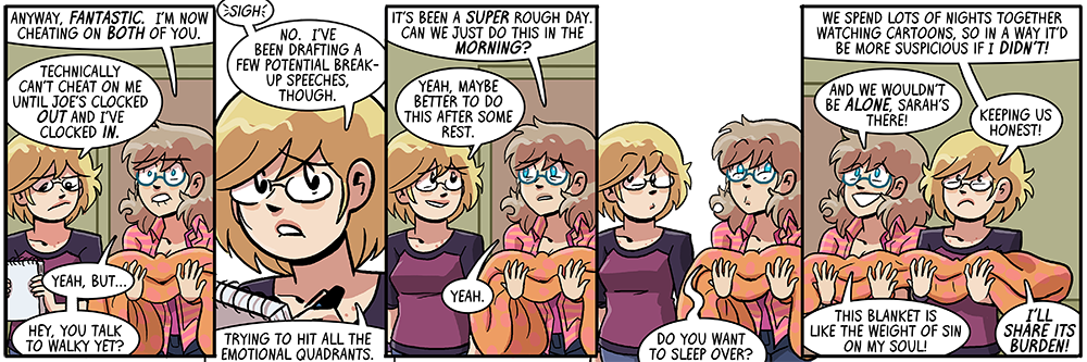 'we've actually been pretty gay together for a while so i feel like we have the momentum of permission already'