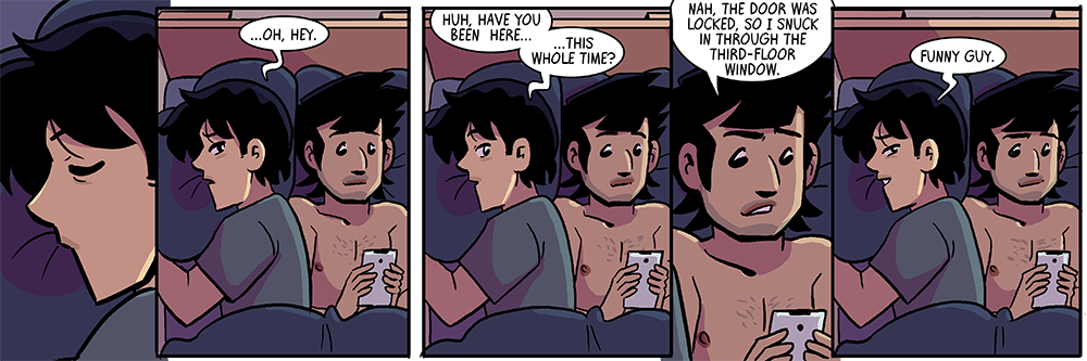 didn't even leave once