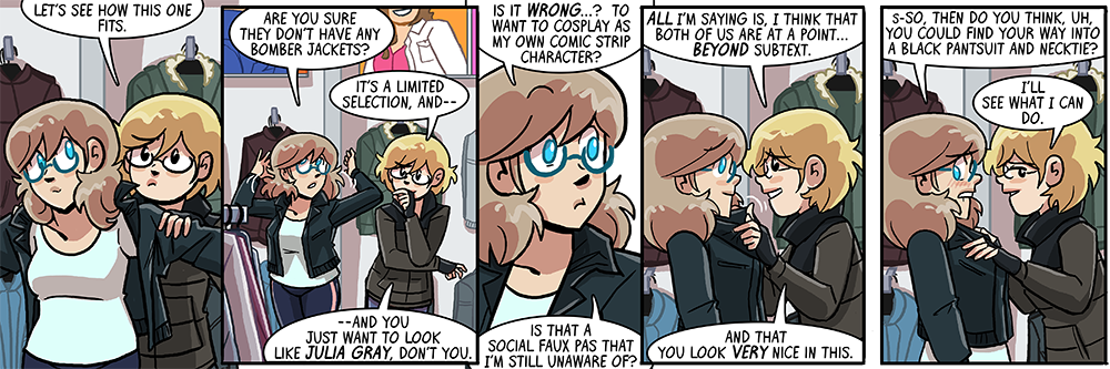 and then find her way out of it, i'm sure